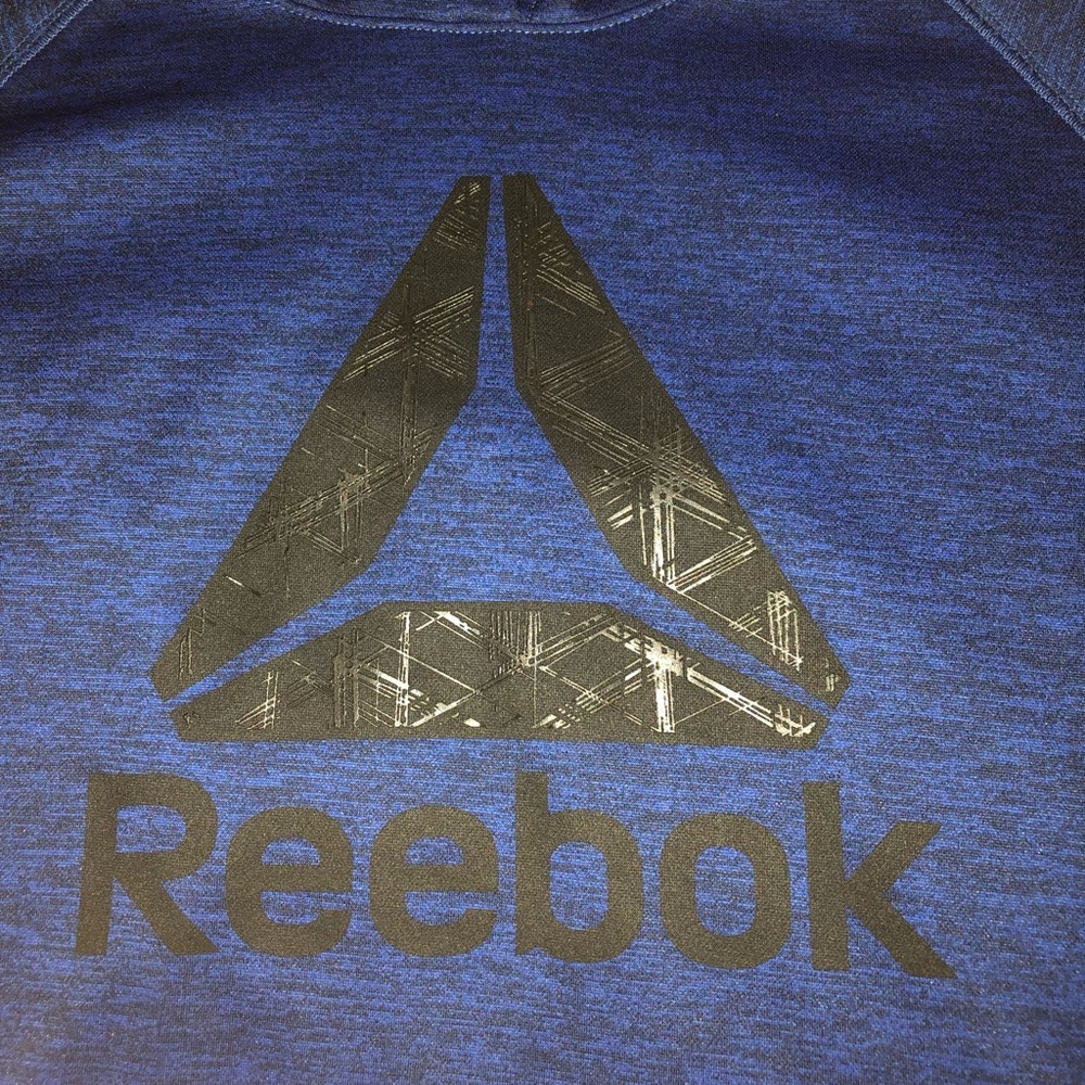 REEBOK BLUE ATHLETIC HOODIE